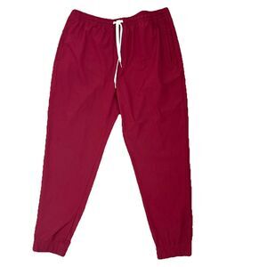 Cove Maroon Joggers Mens Size 3XL Drawstring Hybrid Running Pants EUC Cove USA